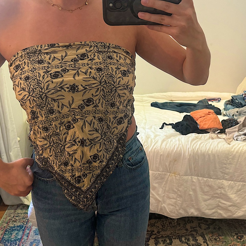 Free People Scarf Top